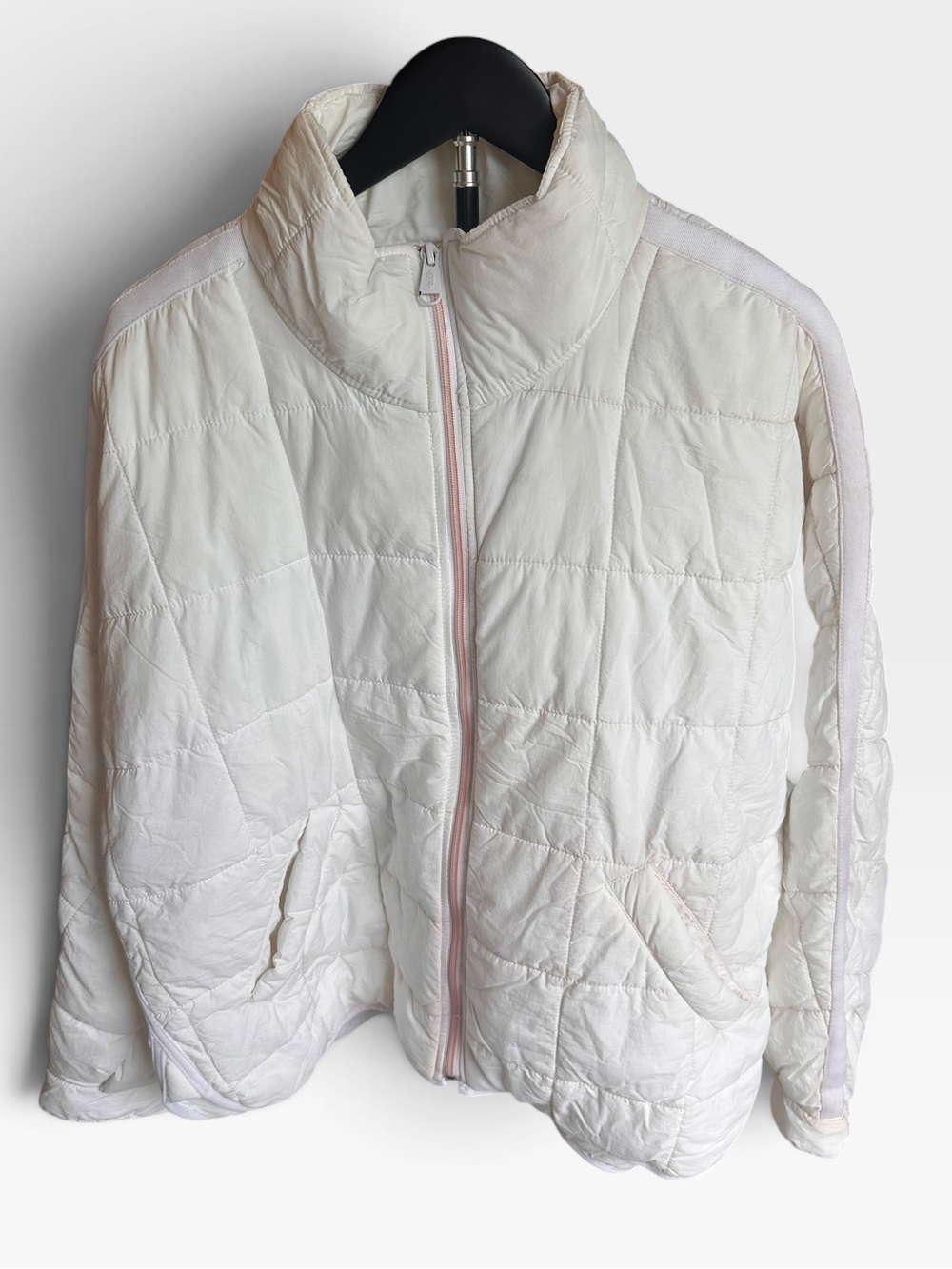 Free People FP Movement Pippa Packable Puffer Jacket White Size L